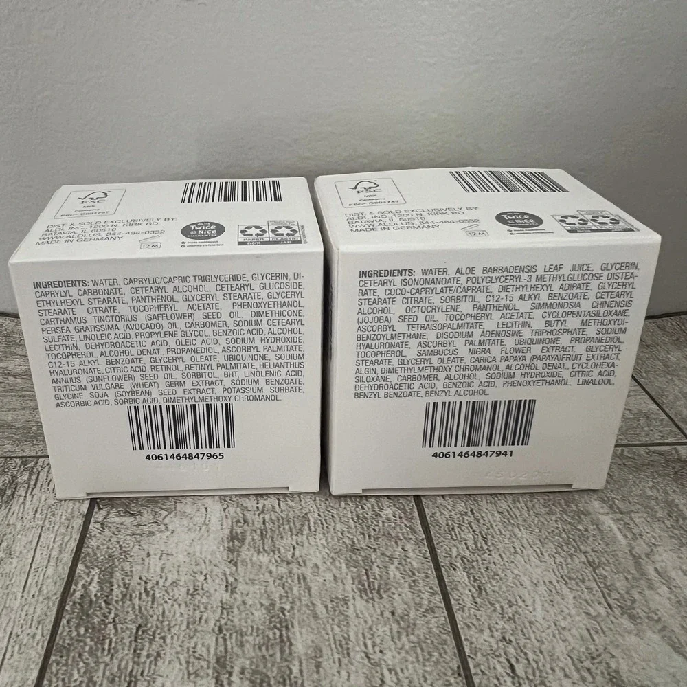Lacura Q10 Anti-Wrinkle Day and Night‎ Cream Set Fragrance Free 1.7oz New Sealed